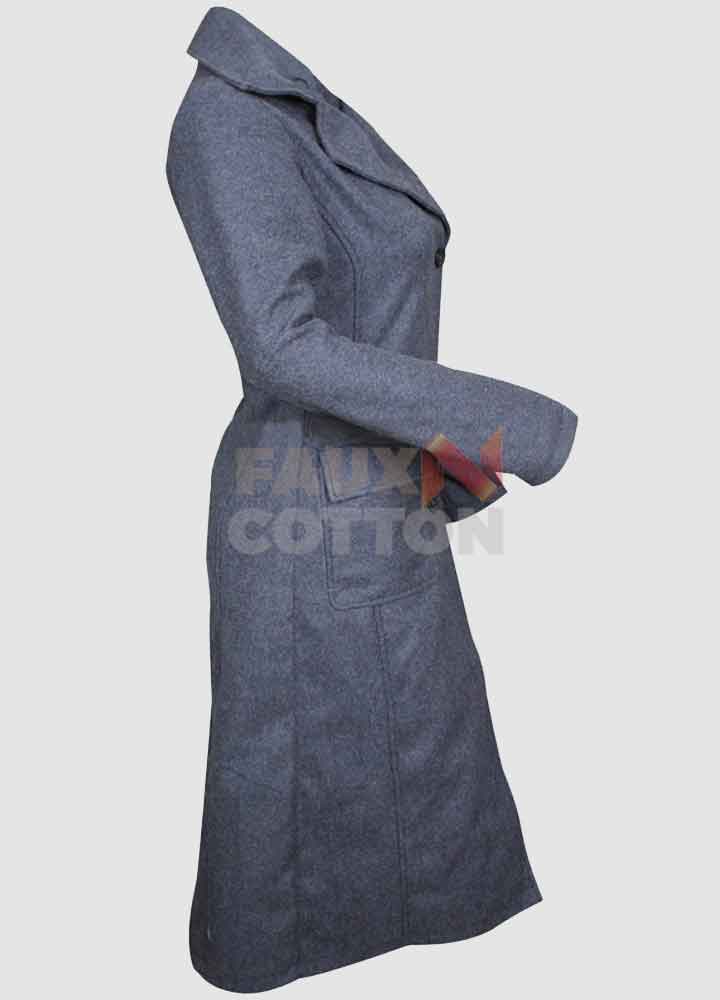 Fantastic Beasts Katherine Waterston Grey Coat Fantastic Beasts Katherine Waterston Grey Coat